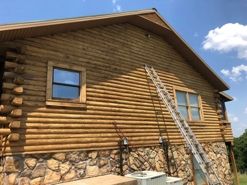 Log Cabin Renovations by Red Rock Log Homes Of Oklahoma - Photo 10
