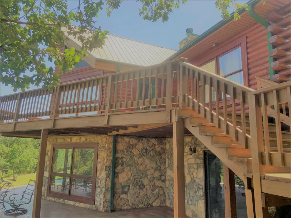 Log Cabin Renovations by Red Rock Log Homes Of Oklahoma - Photo 12