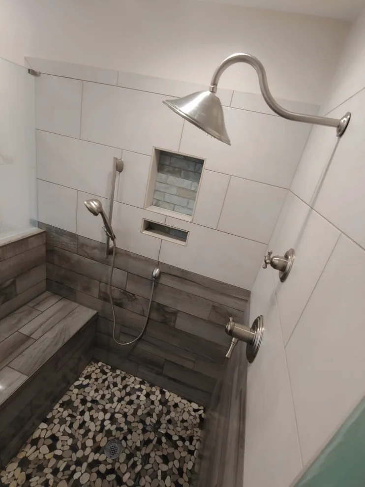 Norfolk VA Main Bathroom Remodel by K.M. Cash Remodeling - Photo 5