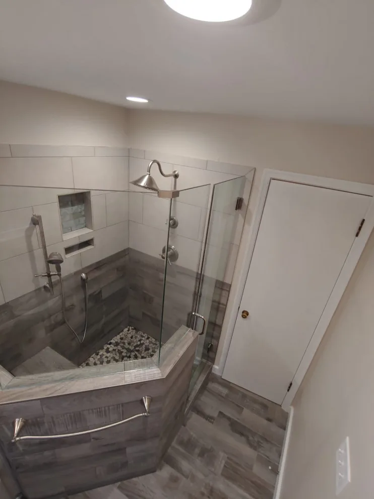Norfolk VA Main Bathroom Remodel by K.M. Cash Remodeling - Photo 4