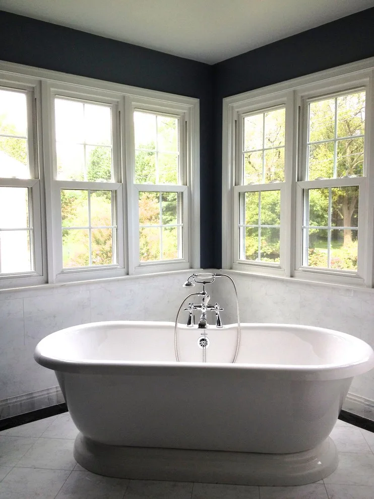 Warrenton Marble Luxury Bathroom by Miller Home Improvements, Inc. - Photo 2