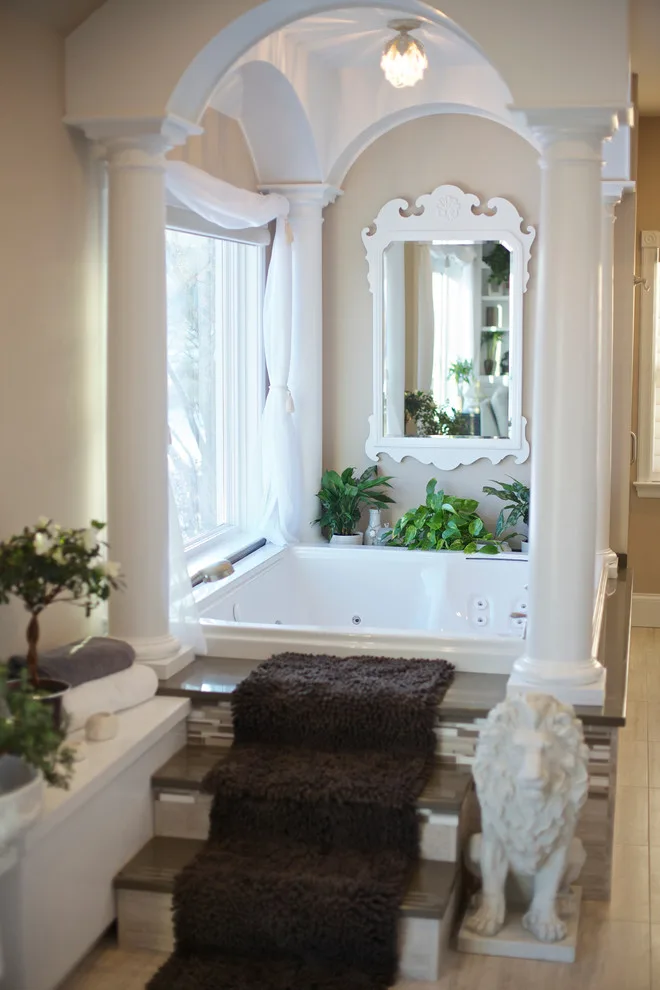 Primary Bedroom, Bathroom, and Spa Area by Three Four Builders - Photo 15