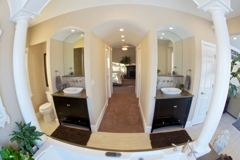 Primary Bedroom, Bathroom, and Spa Area by Three Four Builders - Photo 4