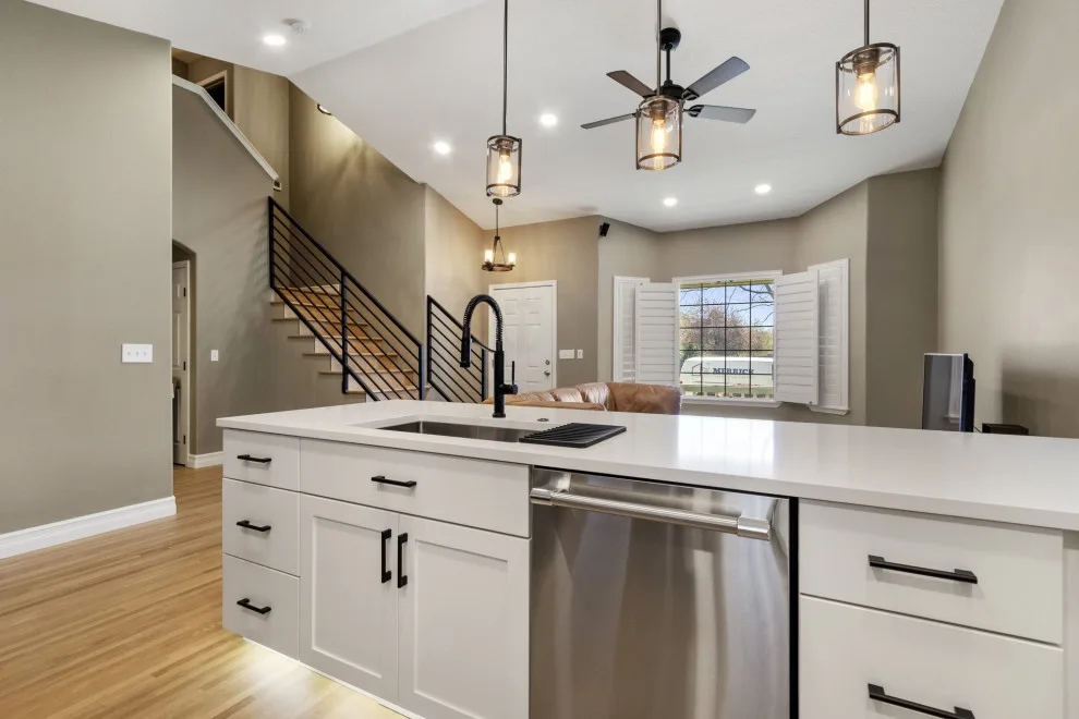 Meridian | Contemporary Farmhouse Kitchen Renovation by Merrick Construction & Design - Photo 3