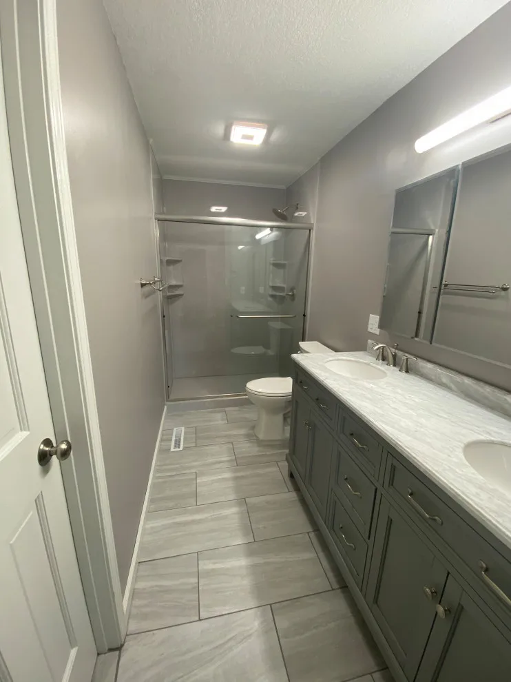 Contemporary Master Bathroom Renovation by XP Construction - Photo 3