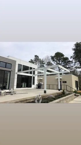 Contemporary Pergola Design, Miller Place, NY by Long Island Creative Contracting - Photo 9