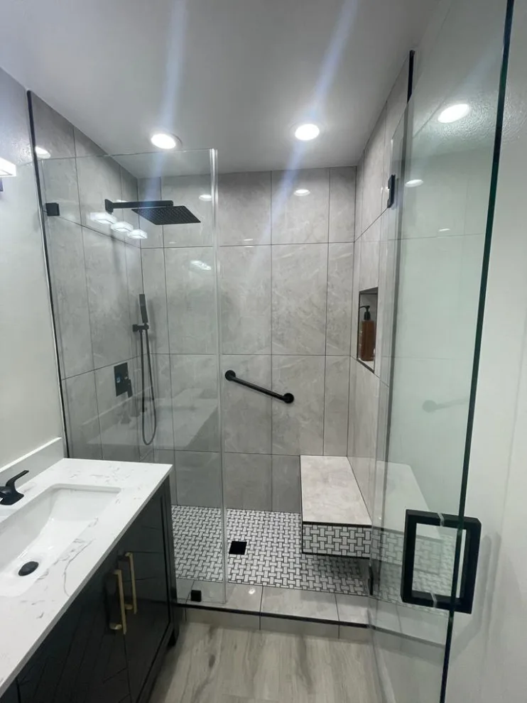 bathroom makeover transformation by US LA Home Remodeling Inc. - Photo 2