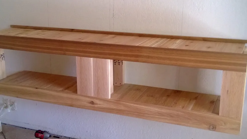 contemporary farmhouse wall shelf centerpiece by Home Source - Photo 2