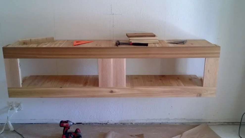 contemporary farmhouse wall shelf centerpiece by Home Source - Photo 4