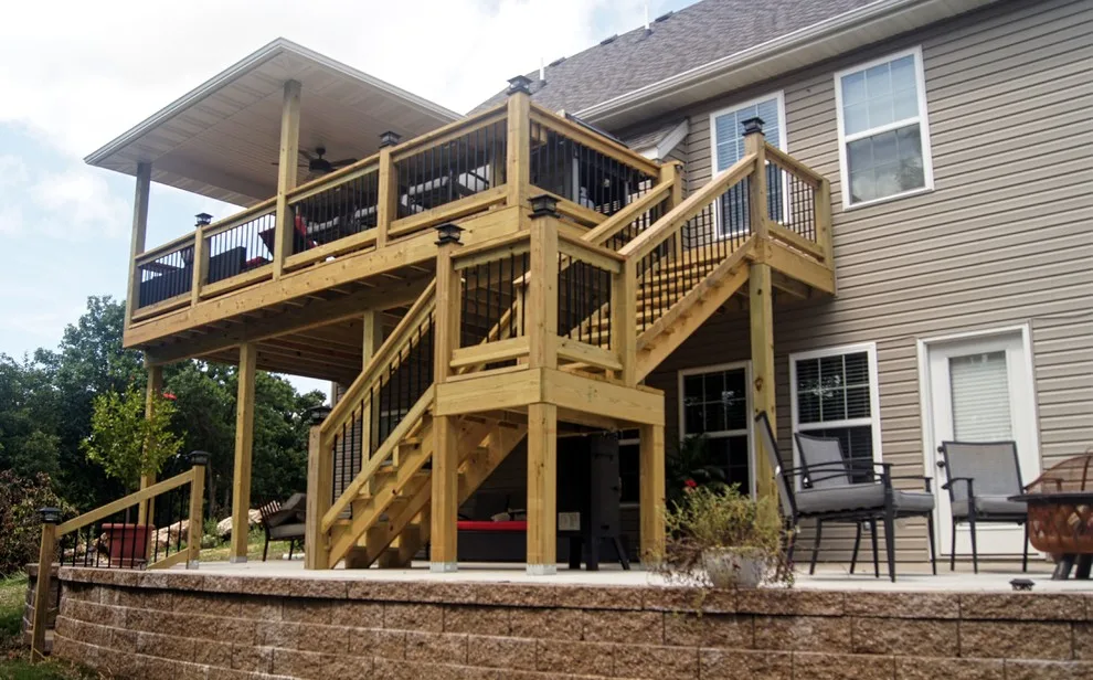 Tiered Canopy Patio by Trueson Exteriors - Photo 2