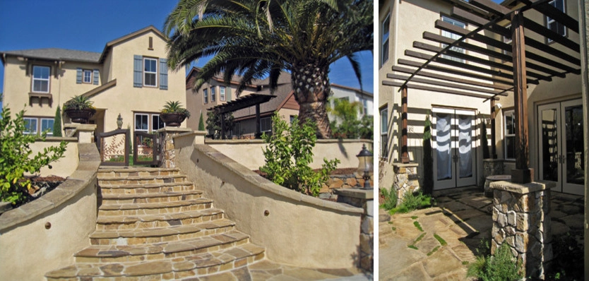 Carlsbad Tuscan Residence by STONE + GROVE Landscape Architects - Photo 2