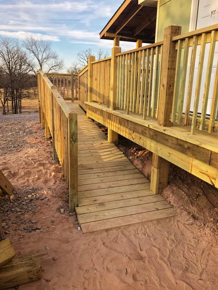 Verandas and Patios by Red Rock Log Homes Of Oklahoma - Photo 5