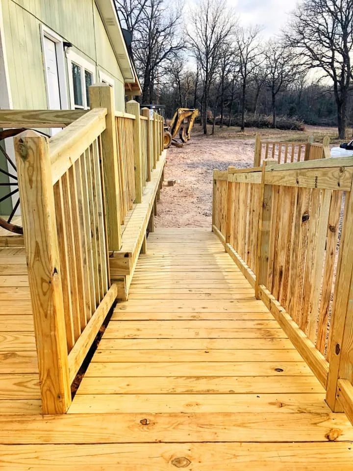 Verandas and Patios by Red Rock Log Homes Of Oklahoma - Photo 11