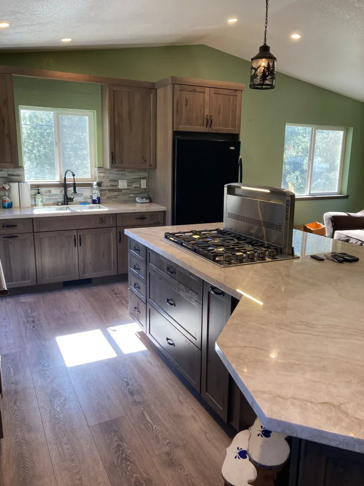 Island Range in Kitchen by Lake Tahoe Construction Services, INC. - Photo 8