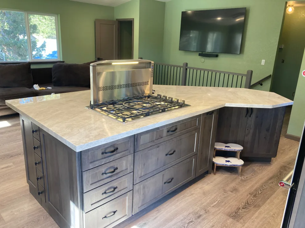 Island Range in Kitchen by Lake Tahoe Construction Services, INC. - Photo 2