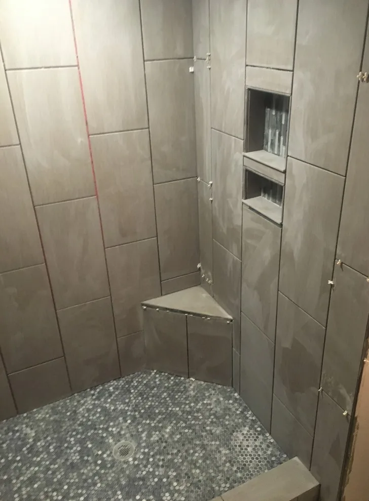 4ft by 5ft Custom Shower with Bench by West Home Services & Remodeling Llc - Photo 3