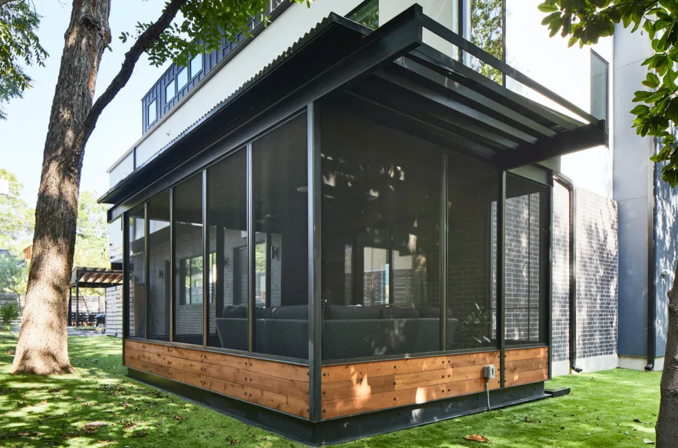 bespoke steel veranda by East Austin Carpenters - Photo 5