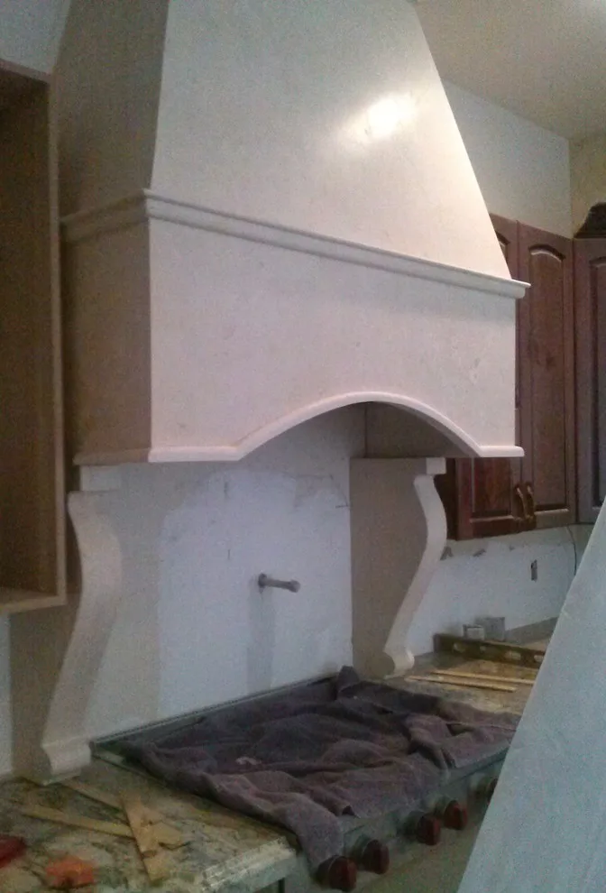 Bespoke Traverite Corbels and Vent Hood by West Home Services & Remodeling Llc - Photo 3