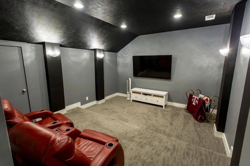 Cypress Media Room by All Star Construction, Inc. - Photo 6