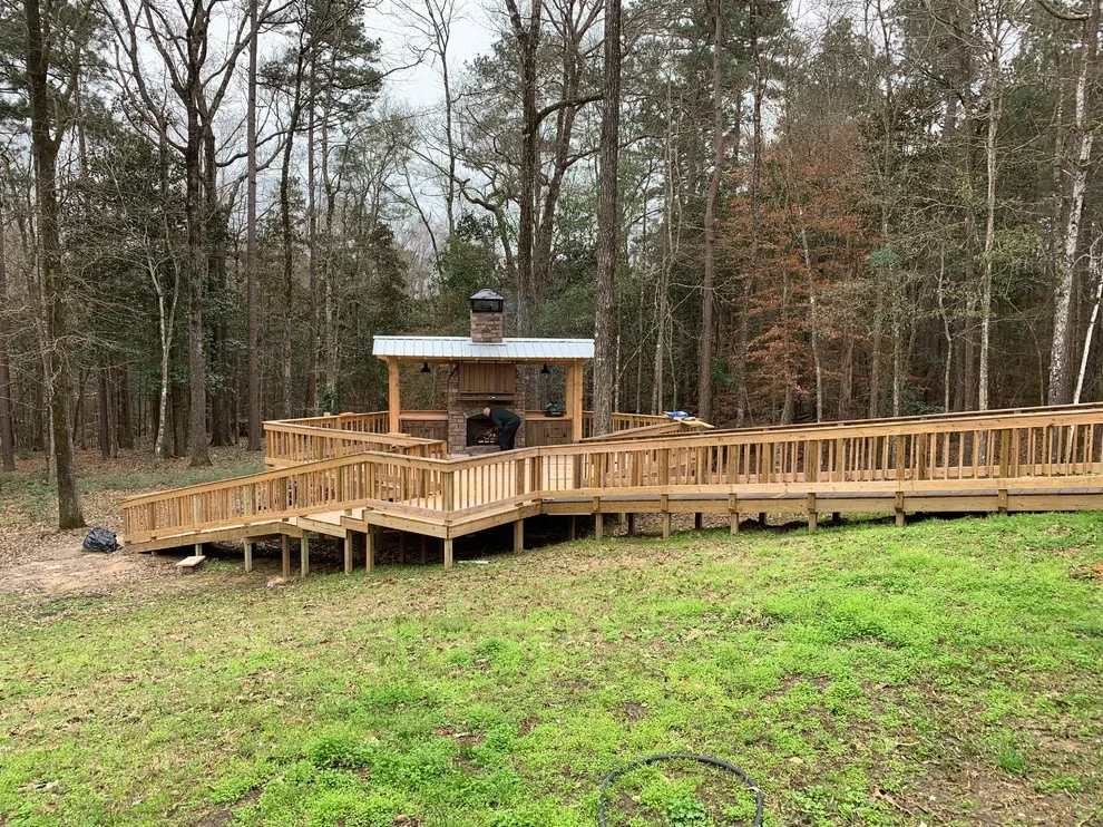 Cypress al fresco recreation space by Rex Austin's Remodeling - Photo 14