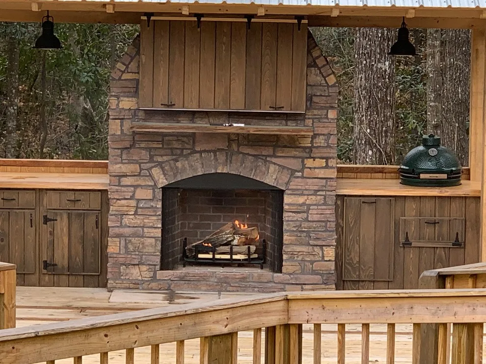 Cypress al fresco recreation space by Rex Austin's Remodeling - Photo 13