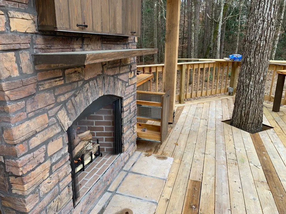 Cypress al fresco recreation space by Rex Austin's Remodeling - Photo 12