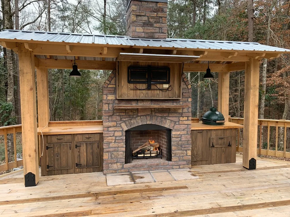 Cypress al fresco recreation space by Rex Austin's Remodeling - Photo 6