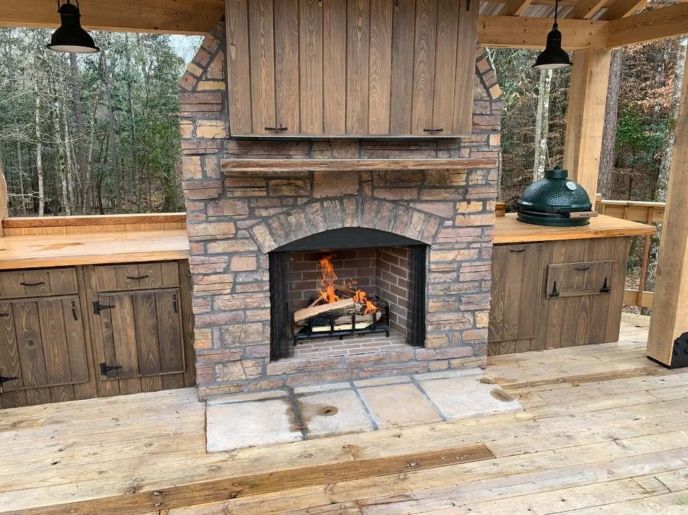 Cypress al fresco recreation space by Rex Austin's Remodeling - Photo 9