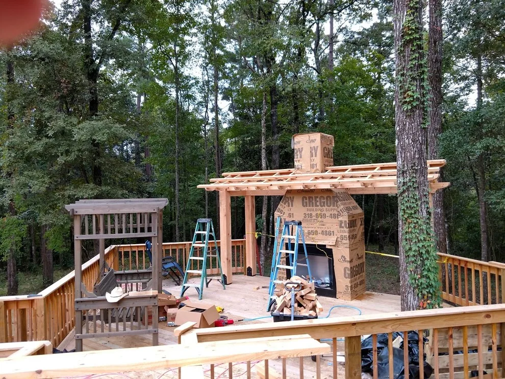Cypress al fresco recreation space by Rex Austin's Remodeling - Photo 15