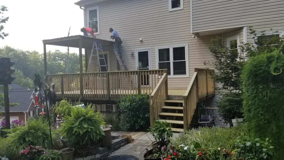 Patio and Swimming Area by Ideal Creations Construction - Photo 11