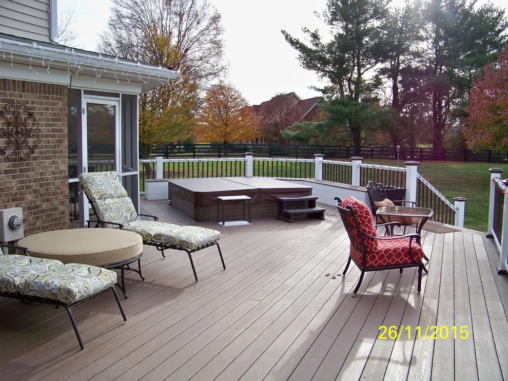 Outdoor Fireplace with Deck and Porch by Java Construction LLC. - Photo 6