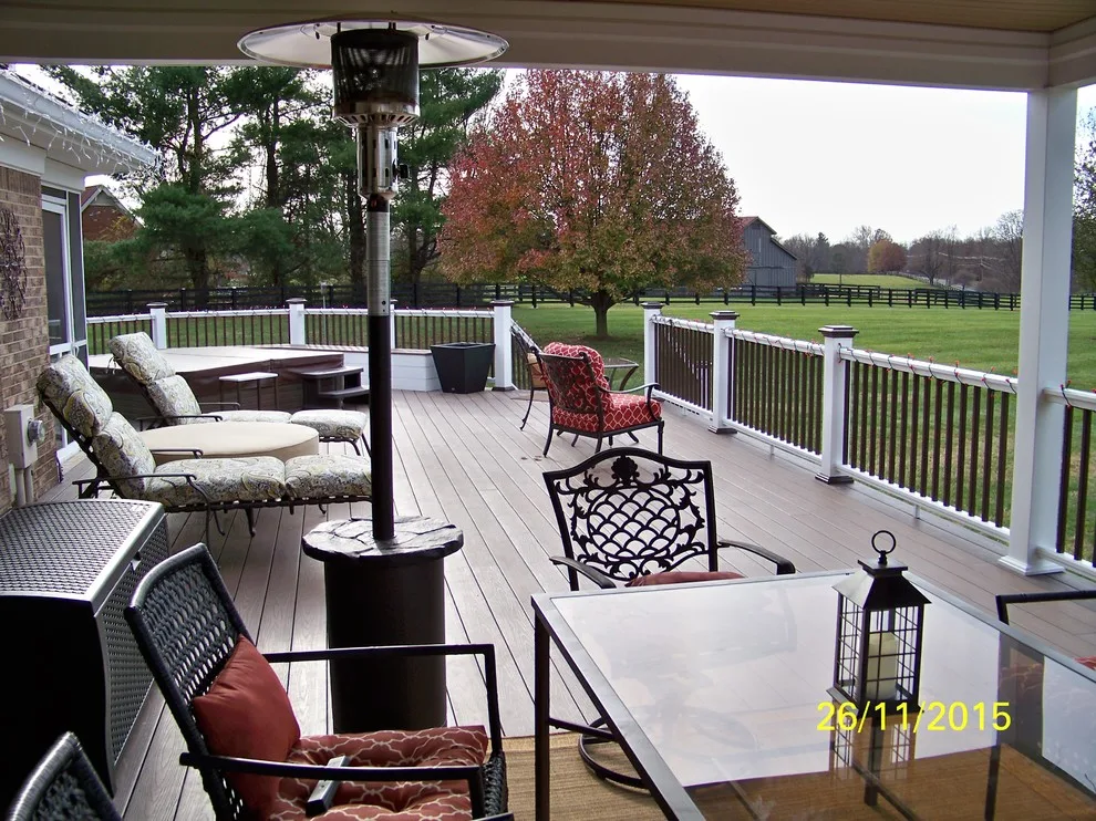 Outdoor Fireplace with Deck and Porch by Java Construction LLC. - Photo 2