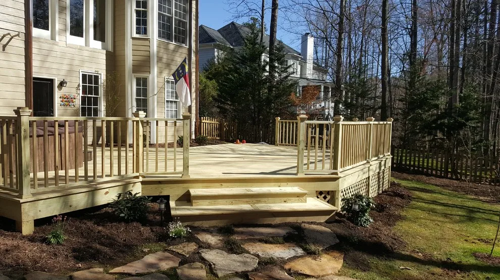 Preston Village Deck Building in Cary by Sole Source Solution, LLC - Photo 2