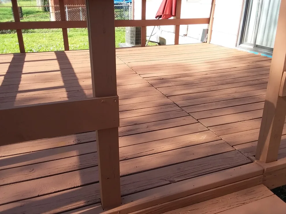 Deck restoration and painting by Higgs Homes - Photo 2