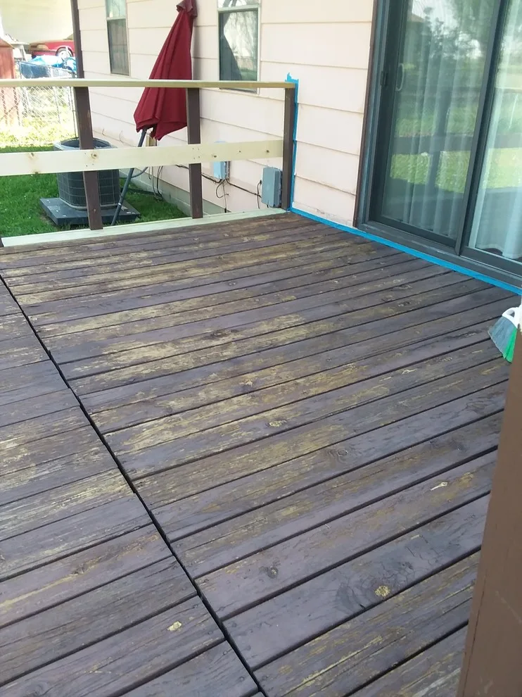 Deck restoration and painting by Higgs Homes - Photo 3