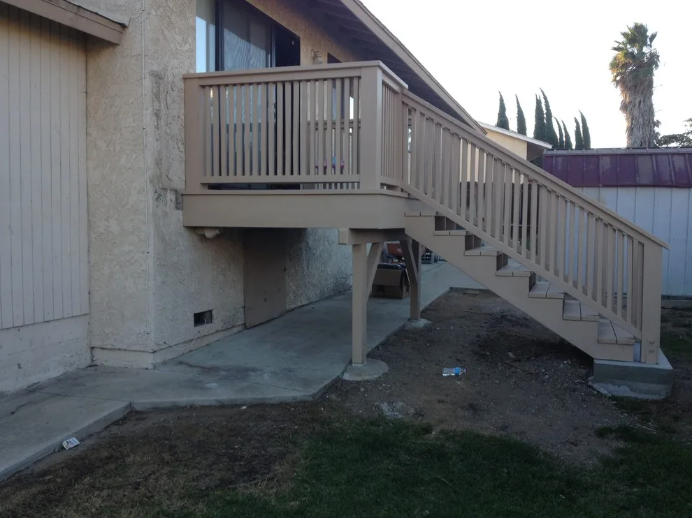 Deck with Spindel Railing in Thousand Oaks by Graham Hallissey Construction - Photo 2