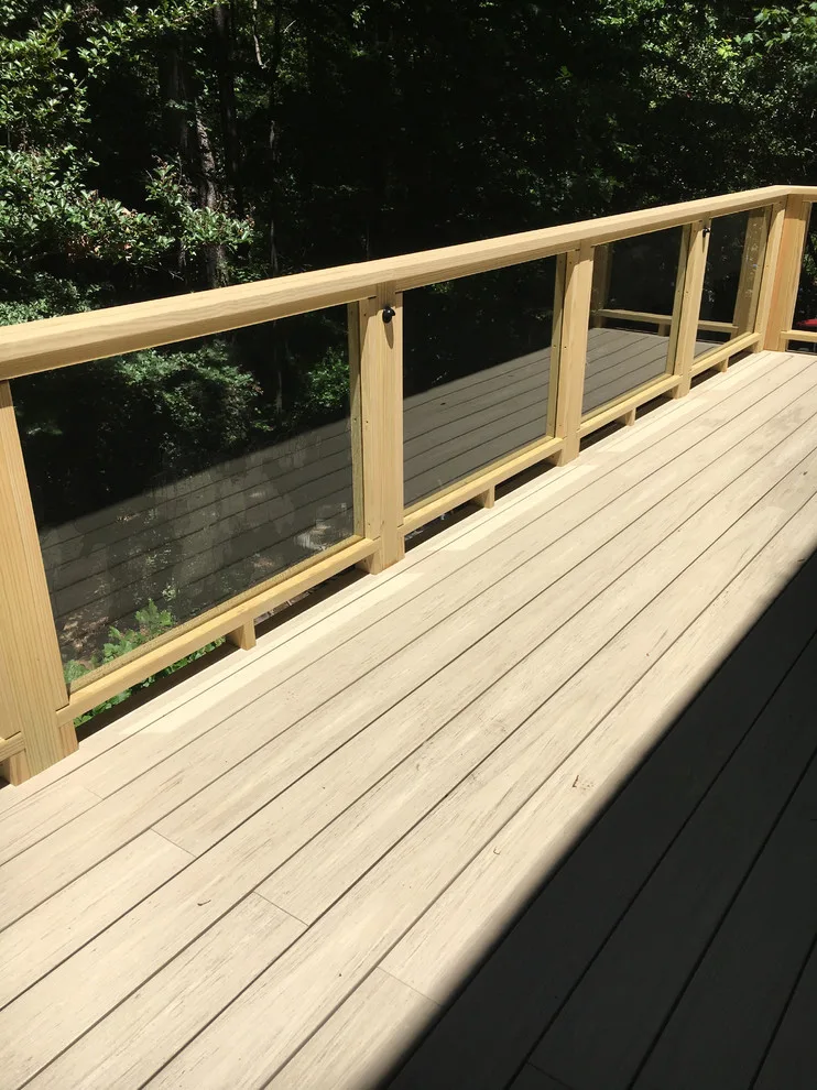 Deck Renovation with Glass Railing by Crippen Woodworks - Photo 4