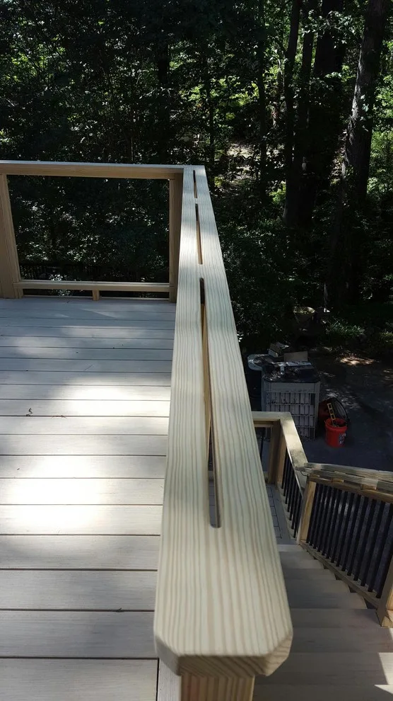 Deck Renovation with Glass Railing by Crippen Woodworks - Photo 3