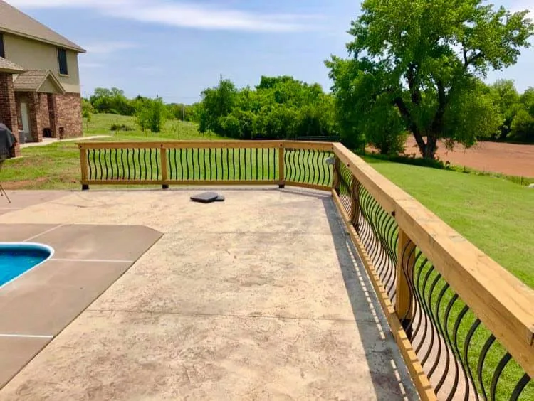 Fence Setup by Red Rock Log Homes Of Oklahoma - Photo 3