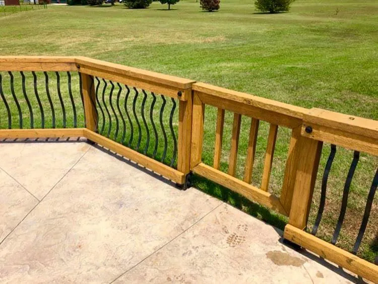 Fence Setup by Red Rock Log Homes Of Oklahoma - Photo 4