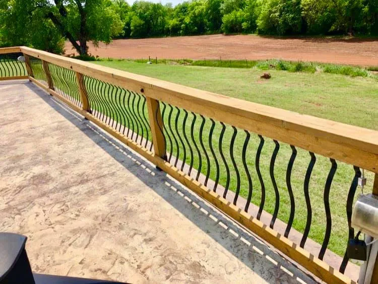 Fence Setup by Red Rock Log Homes Of Oklahoma - Photo 2