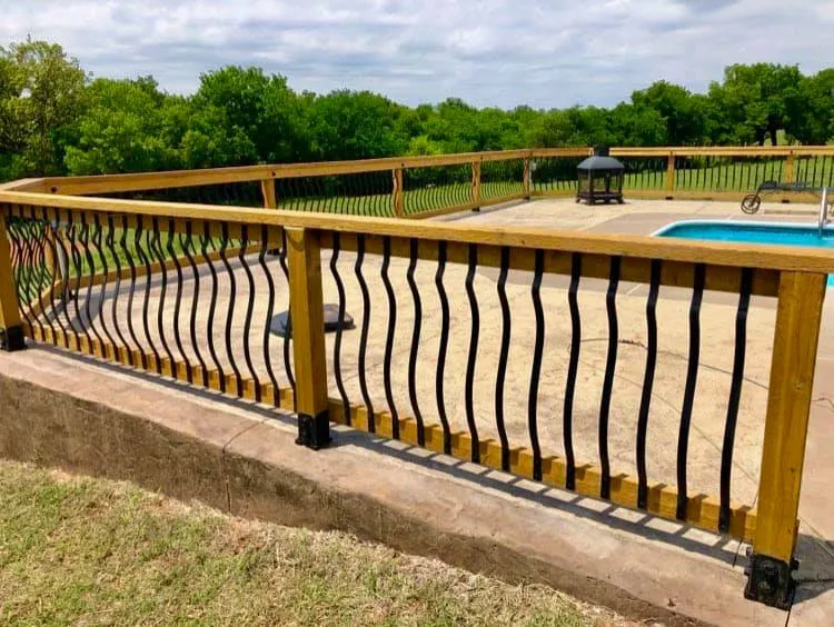 Fence Setup by Red Rock Log Homes Of Oklahoma - Photo 5