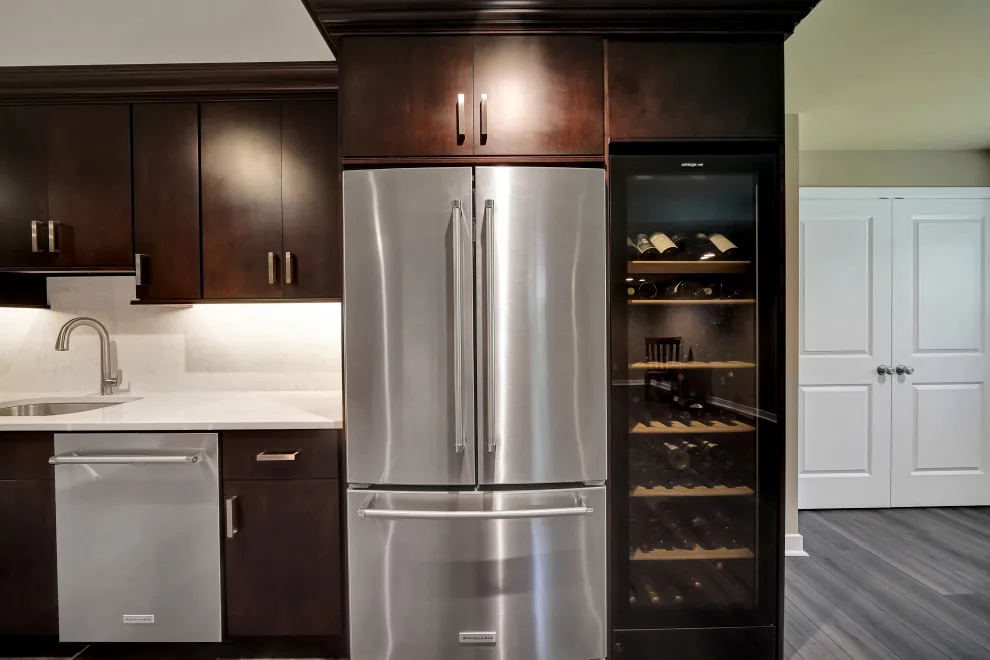 Contemporary Basement at Dogwood Hill by Hazley Builders | Architects - Photo 6