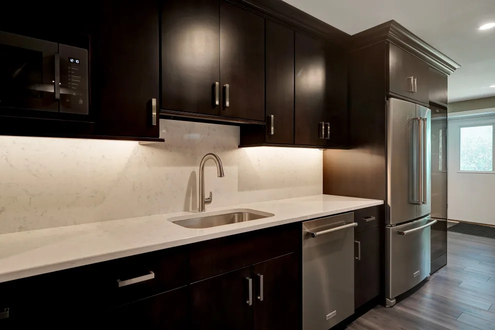 Contemporary Basement at Dogwood Hill by Hazley Builders | Architects - Photo 11