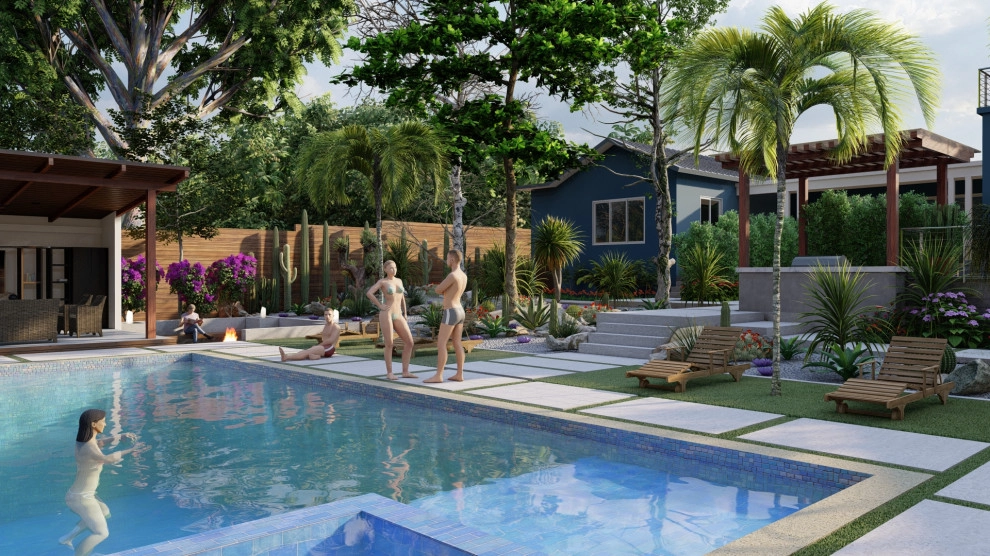 Rancho Santa Fe Full back yard remodel. by BNC Builders INC. - Photo 63
