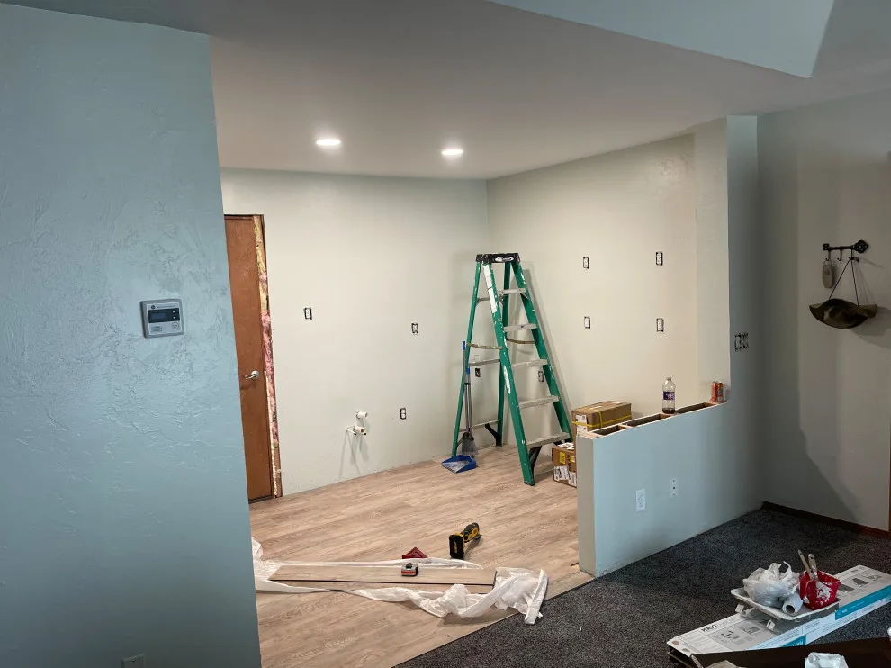 Edmond, OK - converting attic into kitchenette by Walker Services Group LLC - Photo 8