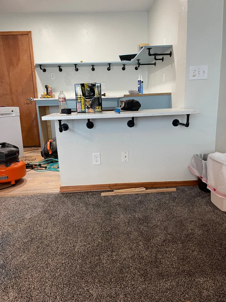 Edmond, OK - converting attic into kitchenette by Walker Services Group LLC - Photo 13