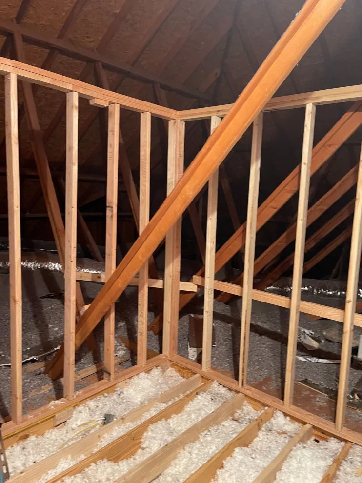 Edmond, OK - converting attic into kitchenette by Walker Services Group LLC - Photo 10