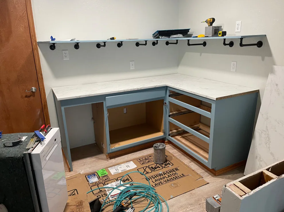 Edmond, OK - converting attic into kitchenette by Walker Services Group LLC - Photo 6
