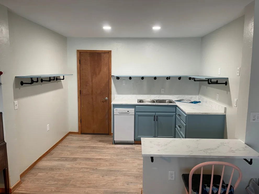 Edmond, OK - converting attic into kitchenette by Walker Services Group LLC - Photo 2